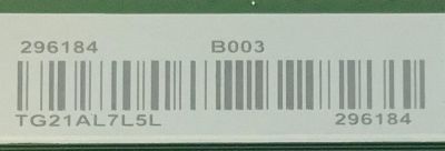 T-CON ORIGINAL PARA TV TOSHIBA / NUMERO DE PARTE 296184 / RSAG7.820.10598/ROH / PANEL HD650Y3U73-TAL5KT\S0\GM\ROH / DISPLAY HV650QUB-E9D / MODELO 65M550KU 65M550U - Imagen 2